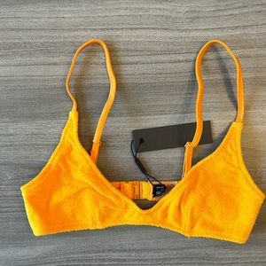 Triangl terry cloth top NWOT